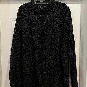 Mens XXXL INC. Long-Sleeve Buttoned Shirt